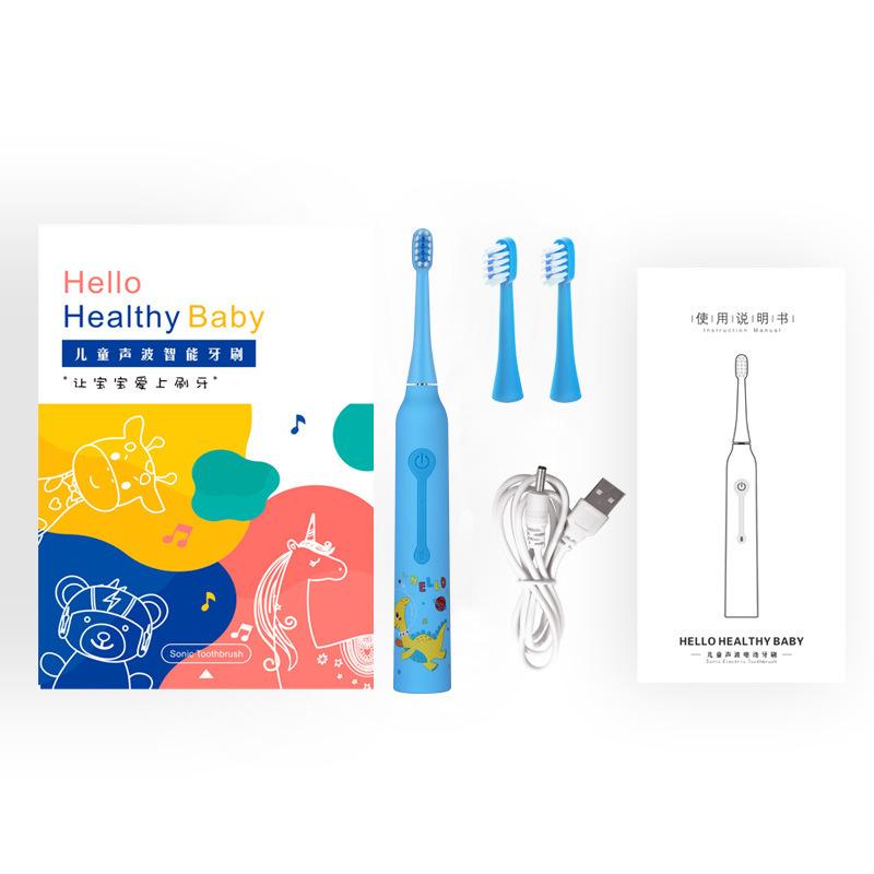 

Электрическая зубная щетка ультразвуковая детская перезаряжаемая детская электрическая зубная щетка для мальчиков и девочек