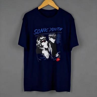 Tričko Sonic Youth Goo Experimentální Grunge Pixies Kapela Bílé Pánské Dámské Oblečení Krátký Rukáv Letní Dárek Potisk