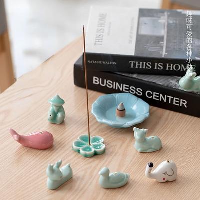Japanese Style Incense Holder Household Cute Animal Incense Holders Aroma Stick Home Decoration Ornaments Insence Burner