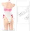 Sexy Lingerie Cat Girl Three-Point Uniform Roleplay Charming Perspective Jumpsuit Passion Cosplay Devil Hollow Bodysuit with Headwear Stockings