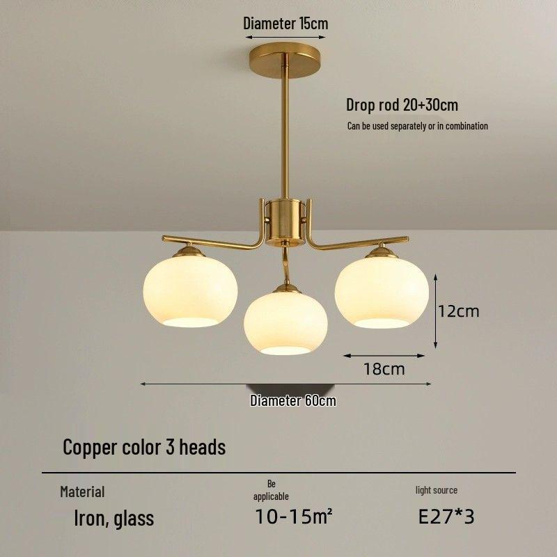 Modern Nordic Cream Chandelier - Luxury Living Room & Restaurant Lighting