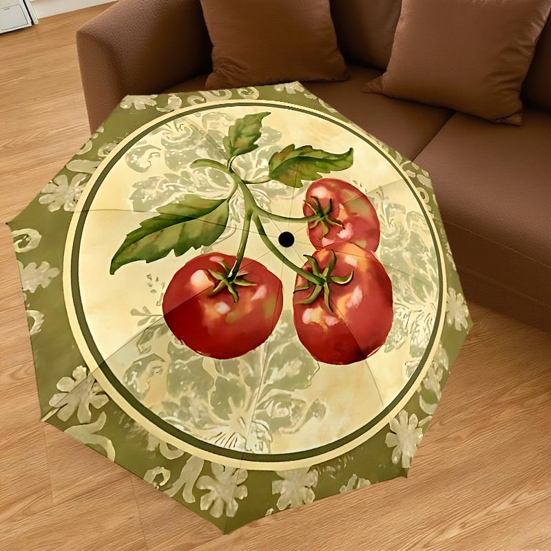 1PC Tomato Plant Umbrella-8-Rib Reinforced, Automatic Open, Lightweight & Durable, Cute Fashion Accessory for Outdoor-P86