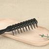 Professional Detangling Vent Brush Plastic Massage Ribs Hair Comb Anti-static Heat Comb  Salon