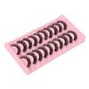 10 Pairs False Eyelashes Set DD Curl Wispy Fluffy Reusable 3D Multi Layer Fake Eye Lashes for Makeup Cosplay