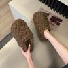 Luxury Plush Slippers for Women 2025 Cover Toe Fur Slides Casual Platform Flip Flops Pantofle New Shoes Woman