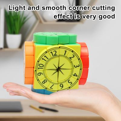 Zaman Makinesi Speed Cube UV Baskılı Numaralı Küp Odak Eğitimi Taşınabilir Çocuk Yetişkin Başlangıç Seviyesi Eğitim Amaçlı Bulmaca Küpü Oyuncak