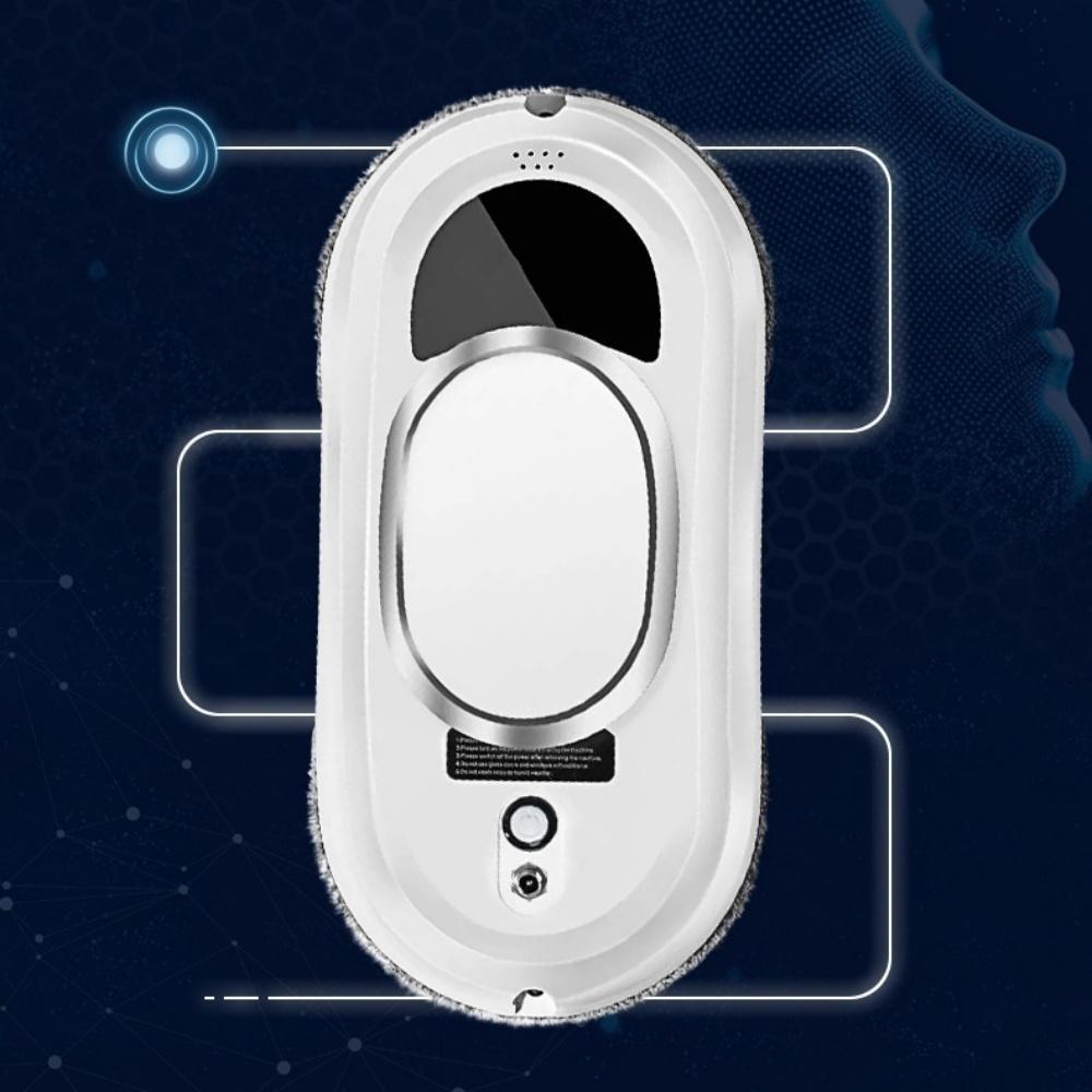 Smart Window Cleaning Robot with Ultrasonic Spray Strong Suction