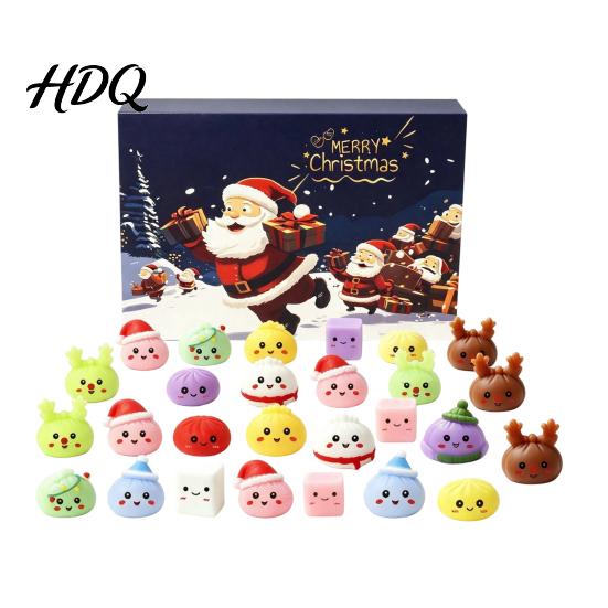 Gift Idea for Christmas Birthdays Advent Calendar 24 Day Countdown Box with Mystery Figures Calendar Holiday Decoration Festive Decor Kids Room And