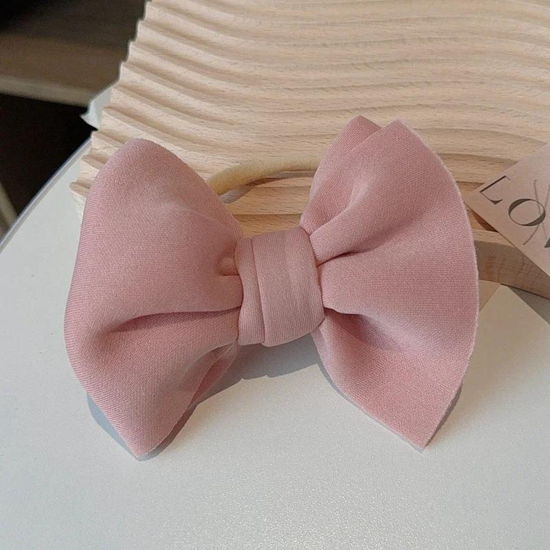 Baby Girl Bows Headband Newborn Turban Big Hairband Accessory Kids HairBand Outdoor Toddler Children HeadWrap Hair Accessories