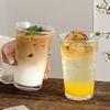 Durable High-Temperature Resistant Glass Cup for Coffee, Beverages, Milkshakes, and Breakfast, Explosion-Proof and Anti-Spill Design.