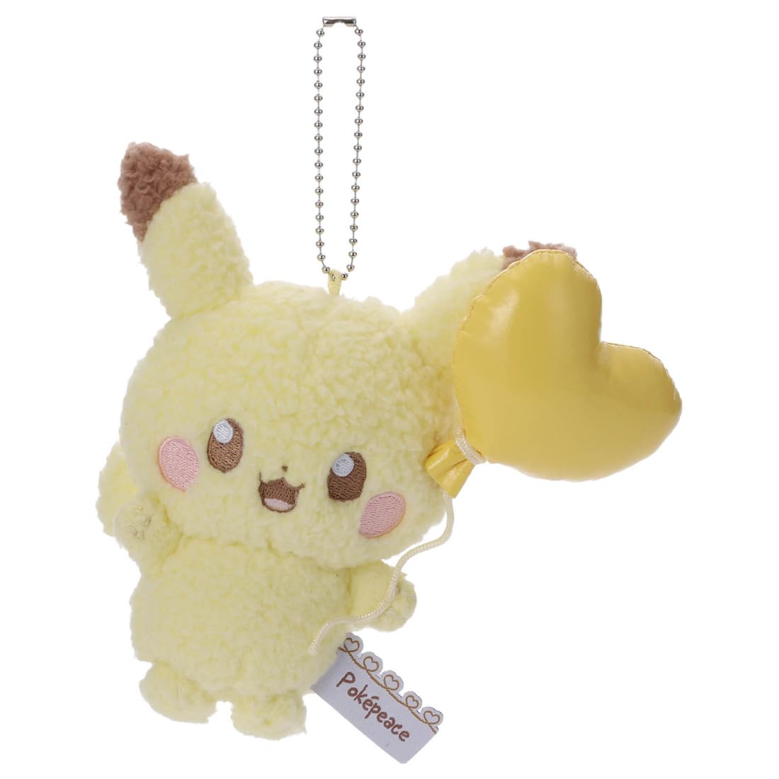 Takara Tomy Arts PokePeace Plush Mascot approximately 15cm wide Pokémon (Mellow Heart) Pikachu,