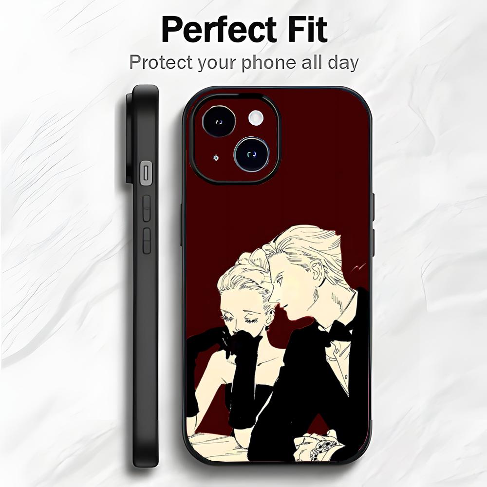 

Dark Japanese Anime P-Psycho Pass Phone Case Phone Case Soft Packaging Lightweight For iPhone17 16 15 14 13ProMax iphone12promax