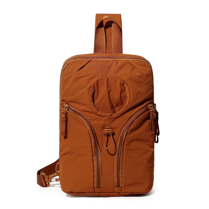 Multifunkční náprsní taška Pánská taška přes rameno Dámská velkokapacitní sportovní crossbody taška s držákem na vodu