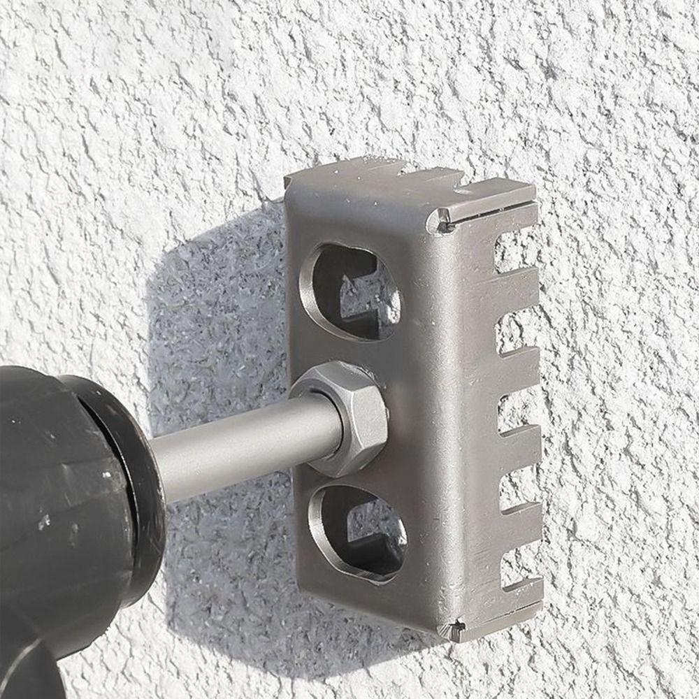 Portable Square Hole Punch Multi-function Rectangle Slot Tool Concrete Hole Bit Square Hole Socket Sloter