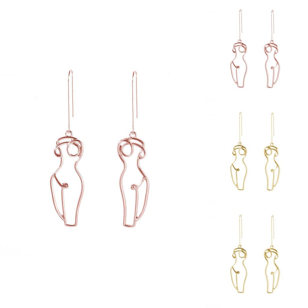 Earrings Geometric Statement Stylish Alloy Fashion Jewelry Women For