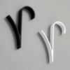 1 buc. Tijă de agățare creativă un singur cârlig spațiu din aluminiu umeraș pentru radiator ușă dulapului cârlig din spate prosop de baie cârlig mic