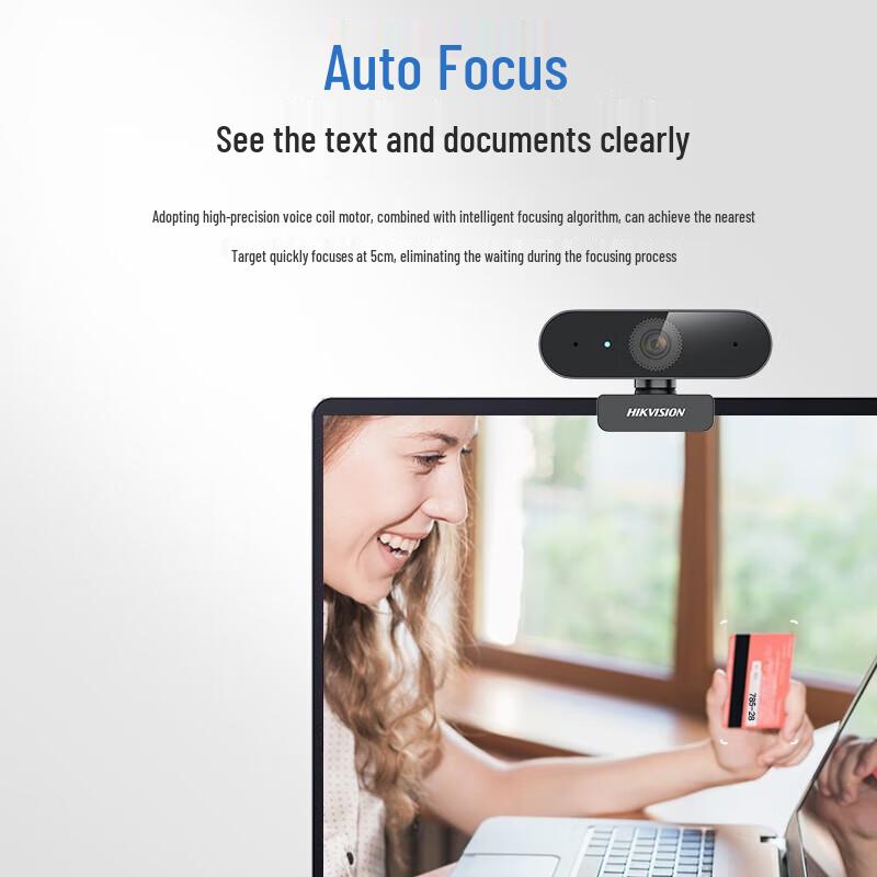 HIKVISION E15 2K HD USB Webcam with Microphone