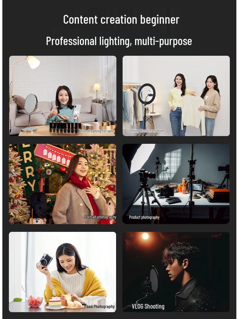 8200W Yingjia Bei LED Spotlight for Studio Photography and Live Broadcasts