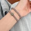 Women Imitation Beaded Bracelet Vintage Luxury Chinese Style Jewelry