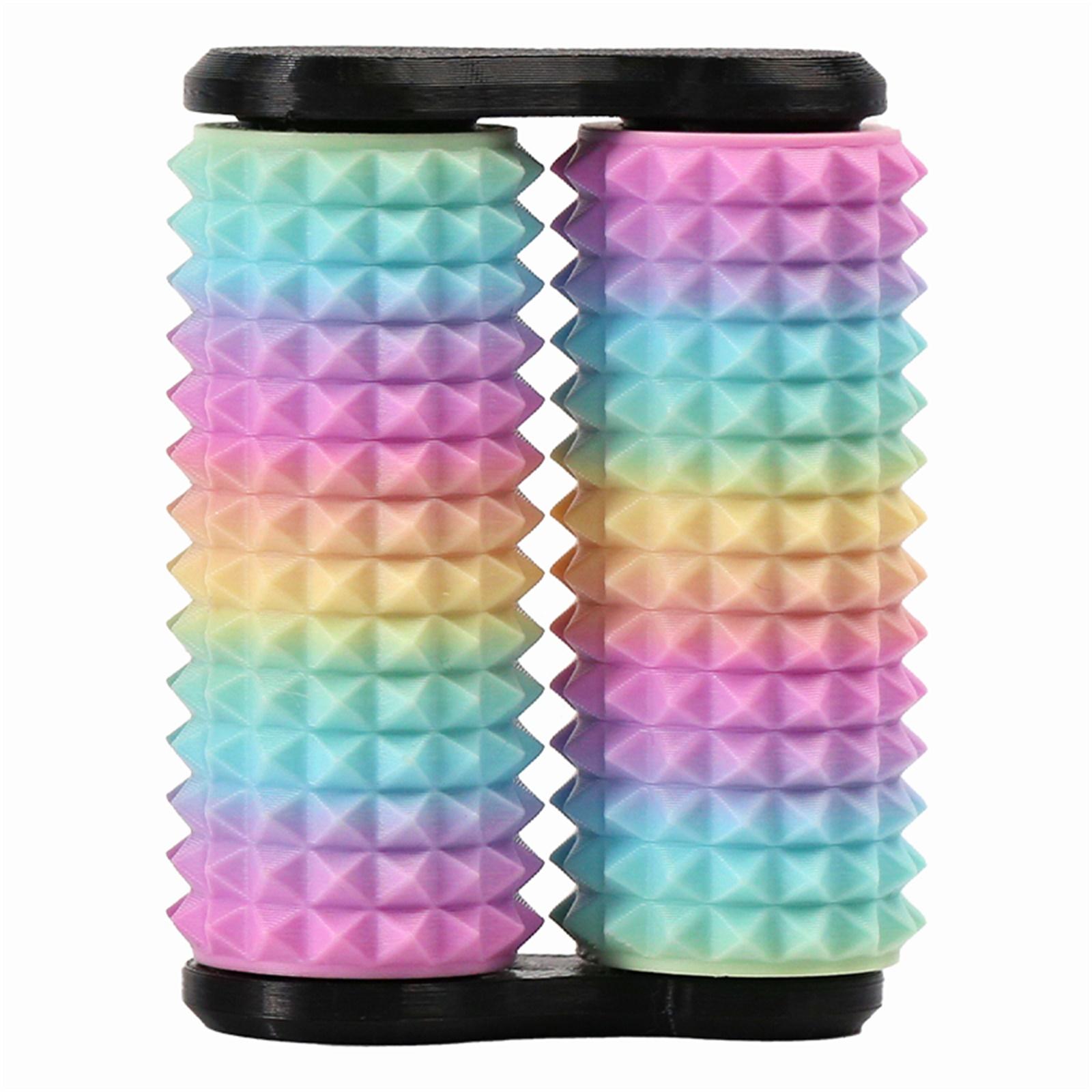 

3D Printed Sensory Toy Spinning Toy Spiky Grip Stimulation Keychain For Anxiety Relief, Novelty Gift For Friends One Size