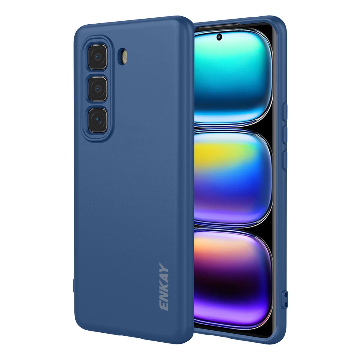 

Для Infinix Hot 50 Pro+ 4G Силіконовий чохол ENKAY HAT PRINCE Прямий край Задня кришка мобільного телефону C