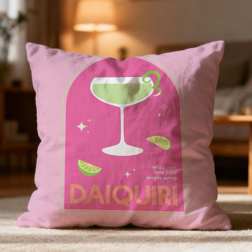 Fashion D-Ddaiquiried Cushion Cover Soft Washable Pillow Case Multi-Scene For Couch Bed Travel Office Use