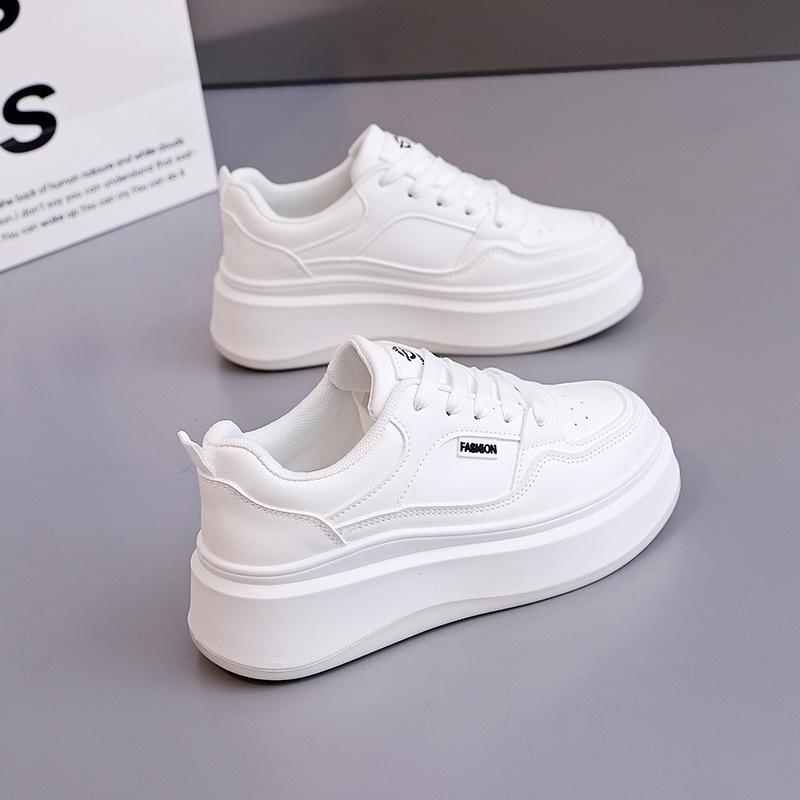 2025 spring new little white shoes women's popular thick baseplate shoes high-end fashion casual women's shoes XM-SHA19