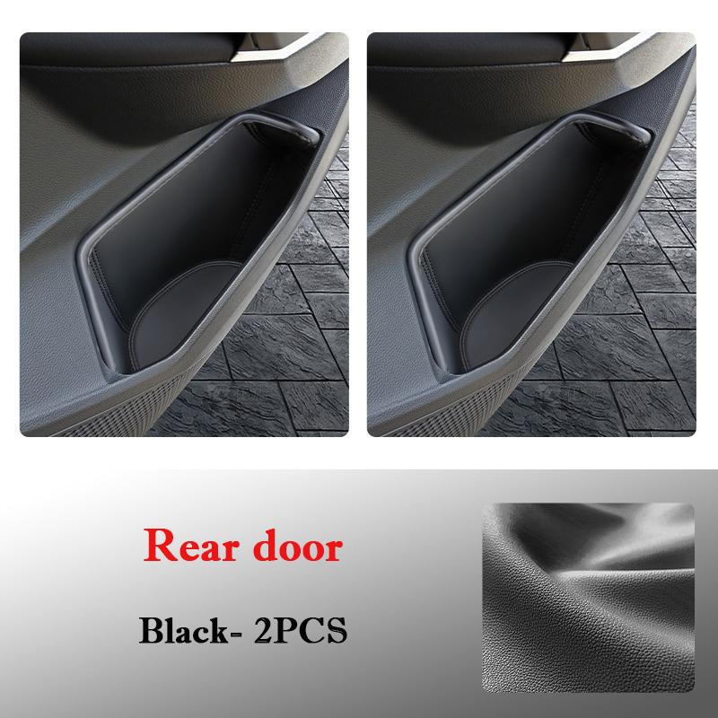 For VW Volkswagen Tayron 2026-2026 Car Door Slot Storage Box Leather Protective Pad Cover WaterProof Barrel Accessories