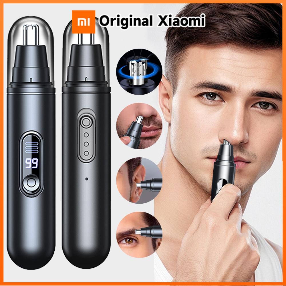 Xiaomi Electric Nose Hair Trimmer Portable Mini Rechargeable Ear Nose Hair Eyebrow Clipper Waterproof Painless Nose Hair Trimmer