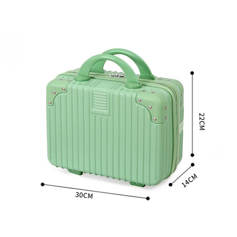Handheld Luggage Makeup Bag Unisex 14inch Mini Storage Bag 16inch Small Box Anti-Theft Lock Customizable Logo Gift 1kg