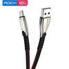 ROCK Micro USB Cable 2.4A USB Type C Charging Cables Zinc Alloy Fast Charge Data Sync Wire