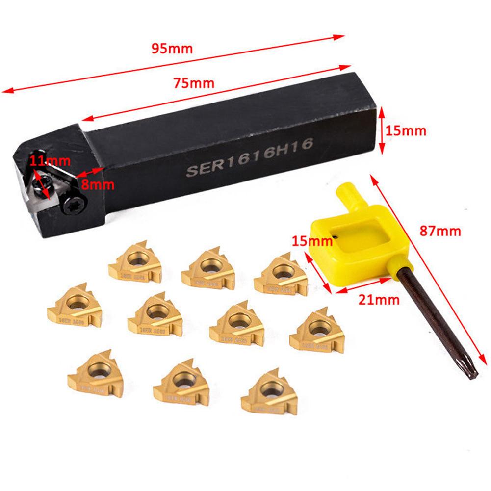 Tillbehör Svarvverktygshållare M3.5*12 Skruvbyte Höger