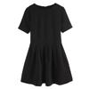 2024 Korean Style Summer Maternity Dress: Slimming A-Line Baby Doll with Retro Short Sleeves
