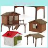Micro Landscape Desk Scene With Farm And Wooden Cabin For Office Decor