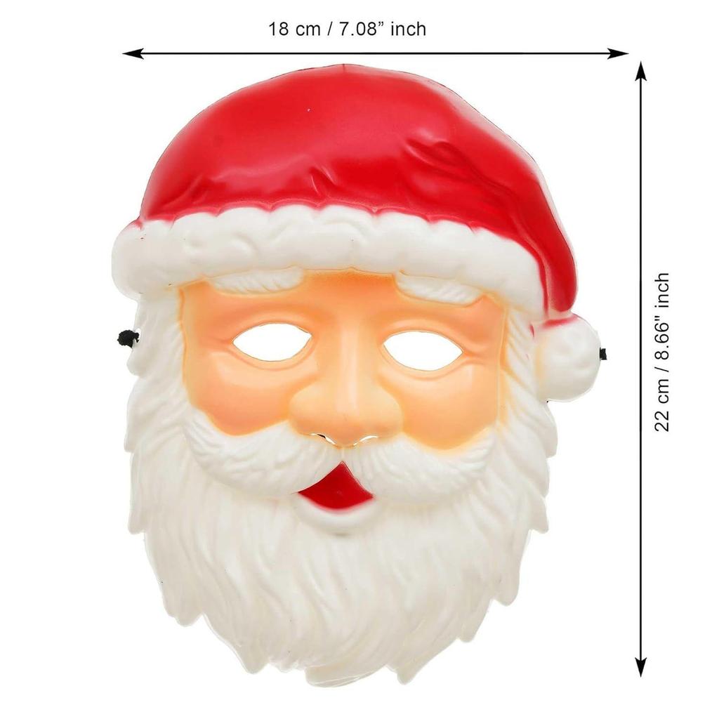 Santa Claus Face Mask | Santa Claus Decoration | Merry Christmas Party Ornaments Props | Christmas Tree Decorations Items