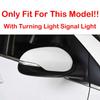 For KIA KX3 2015-2019 2x Car Sticker Rearview Side Mirror Cover Wing Cap Exterior Case Trim Accessories Vehicle Decoration ABS