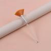 Facial Brushes Fan Makeup Brushes Soft Portable Face Mask Brushes Cosmetic Tools for Women Ladies Girls