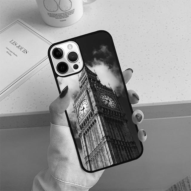 London Eye Eiffel Tower Big Ben Phone Case For iPhone 17 Air 14 15 16 13 12 Cover For Apple Pro Max 6S Plus