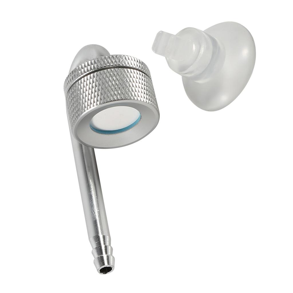 Diffuseur Atomiseur de Dioxyde de Carbone en Alliage d'Aluminium Fournitures pour Aquarium Équipement d'Aquarium Argenté