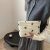 Multi-functional Bow Cosmetic Bag Embroidery Sanitary Napkin Storage Bag Sweet Toiletry Bag  Women