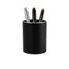 NOLVIX Pen 8cm Wide X 10cm Stylish Desk Small Item Office Pen Simple Design Holder, High, Storage, Organizer, Supplies, Case, (Black)