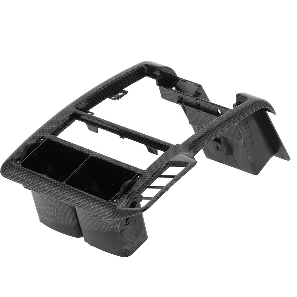 Armaturenbrett A C Lüftungsgitter Mittelkonsole Zierleiste 6N1858071A Kohlefaser-Stil Passend für Seat Ibiza II 2