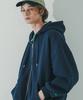Wv Project Kani Zip-Up Hoodie Navy Mjhd7627