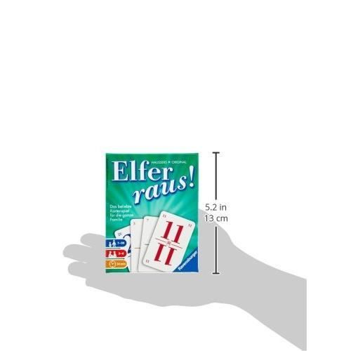 Jeu de cartes - ravensburger - elfer raus - dès 7 ans - 30 min - 2 joueurs+