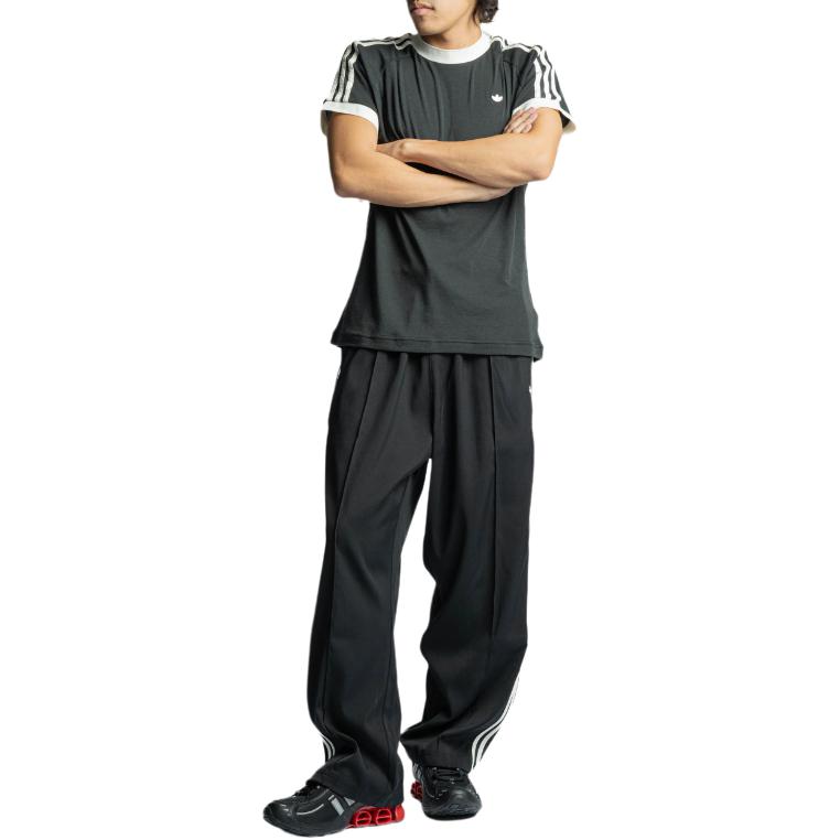 adidas Premium Baggy Track Pants Black Women Streetwear JC6359