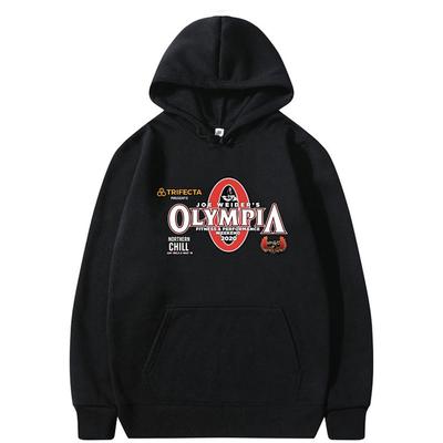 Olympia Gym Fitness Pumpe Abdeckung Grafikdruck Hoodie Herren Freizeit Beliebt Kapuzenpullover Trainingsanzug Herren Damenmode Vintage Hoodies