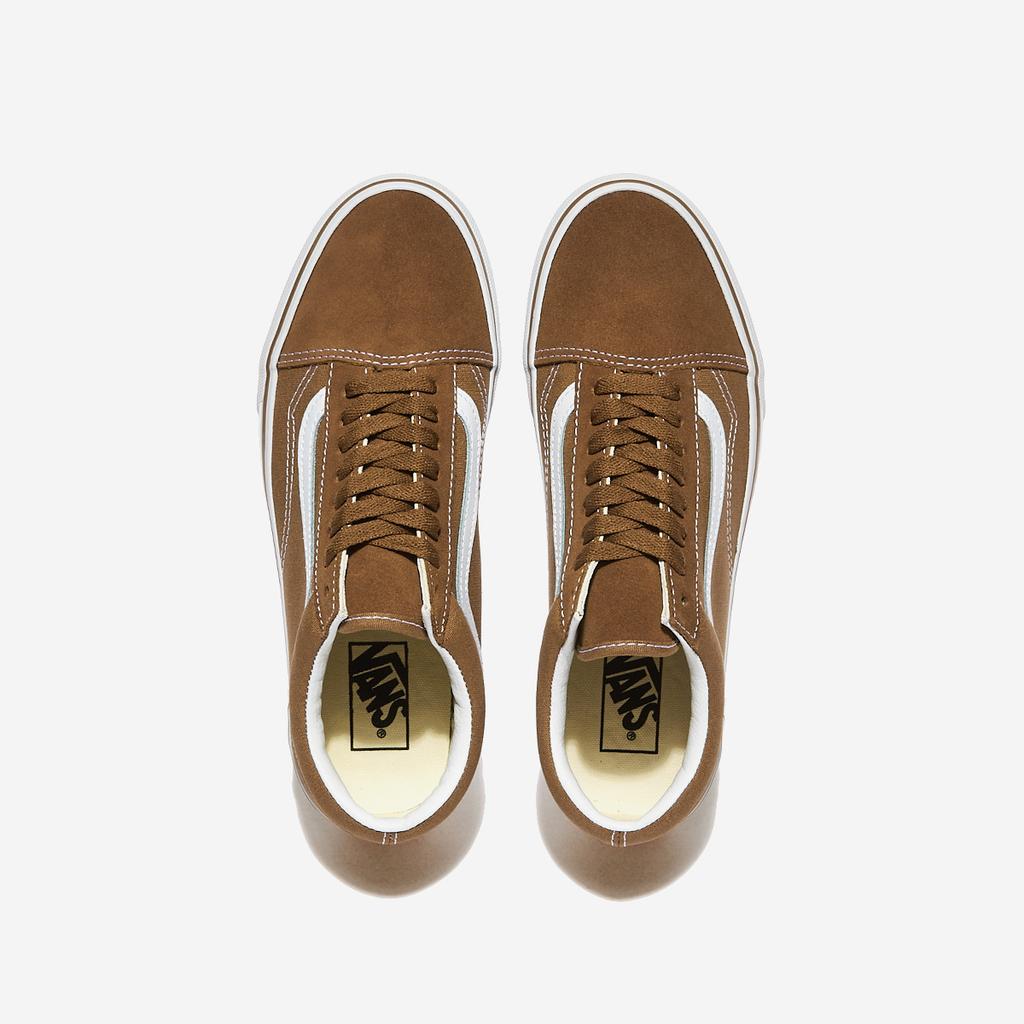 [Vans] Old School - Suede Brown/True White, VN000CT8BF2, 1010110100, Popular Korean Shoes