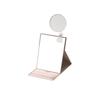 Napure Mirror - Folding Mirror with 3x Magnification That Reflects True Skin Tone - Medium Size, Pink - Makeup Mirror, Magnifying Mirror - Mother's Da