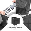 Waterproof PU Leather Universal Car Seat Back Storage Organizer Multi-Pocket Design Equipped with Tissue Cup Garbage Holders