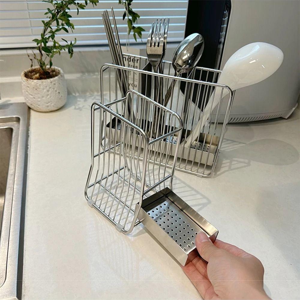 Large Capacity Chopstick Cage Moisture-proof Cutlery Drying Basket  Kitchen Use